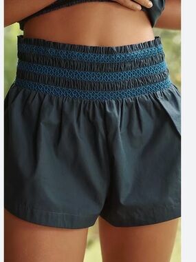 Anthropology Celadine micro shorts